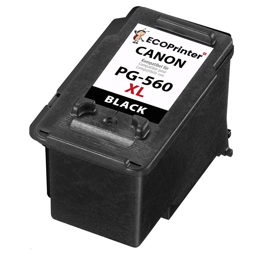 Cartouche ECOPrinter équivalent à Canon PG-560 XL Noir (BK)