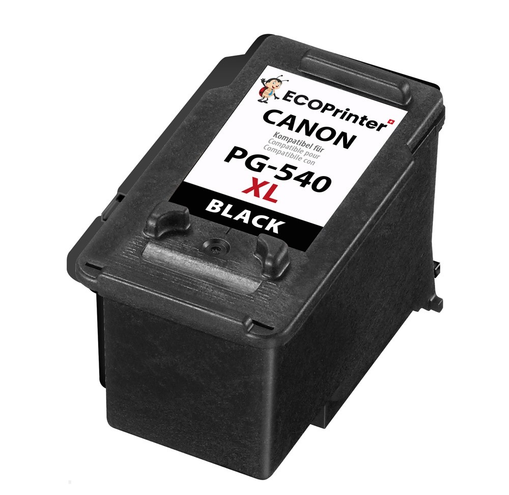 Cartouche ECOPrinter équivalent à Canon PG-540 XL Noir (BK)