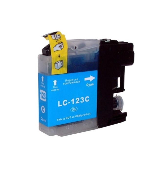 Cartouche compatible Brother LC-123 / Cyan