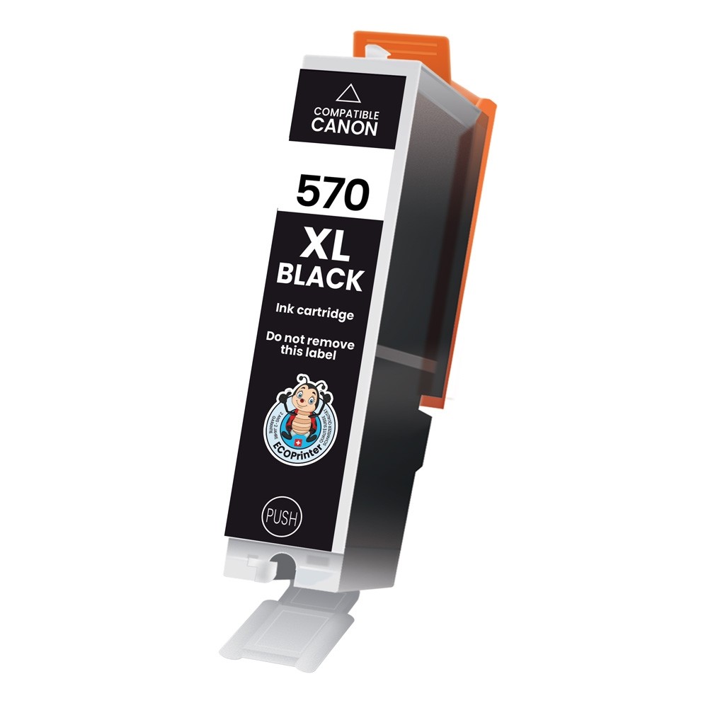 Cartouche ECOPrinter équivalent à Canon PGI-570 XL Noir (BK)
