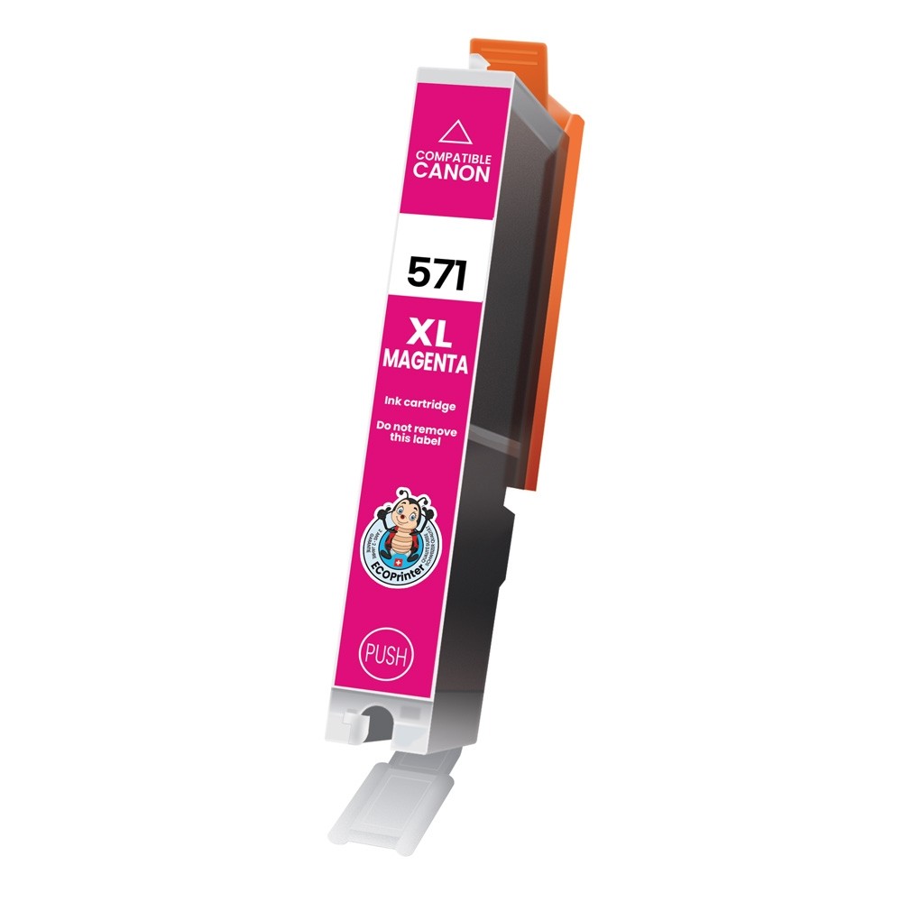 Cartouche ECOPrinter équivalent à Canon CLI-571 XL Magenta (M)