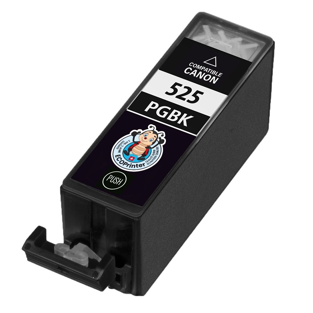 Cartouche ECOPrinter équivalent à Canon PGI-525 Noir (BK)