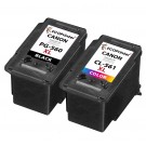 Pack de 2 cartouches ECOPrinter équivalent à Canon CL-561 XL / PG-560 XL