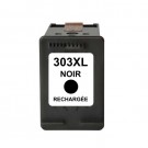 Cartouche rechargée HP 303XL /  Noir / Rechargé SCV