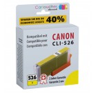 Cartouche compatible Canon CLI-526 / Jaune