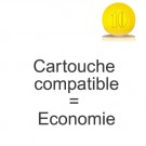 Cartouche compatible Epson T27XL / Jaune / 18ml