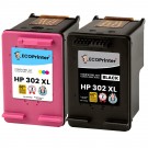 Pack de 2 cartouches ECOPrinter équivalent à HP 302 XL