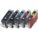 Pack de 5 cartouches ECOPrinter équivalent à Canon PGI-5 / CLI-8